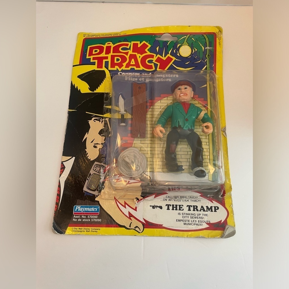 Dick Tracy The Tramp Figure 1990 Playmates 5711